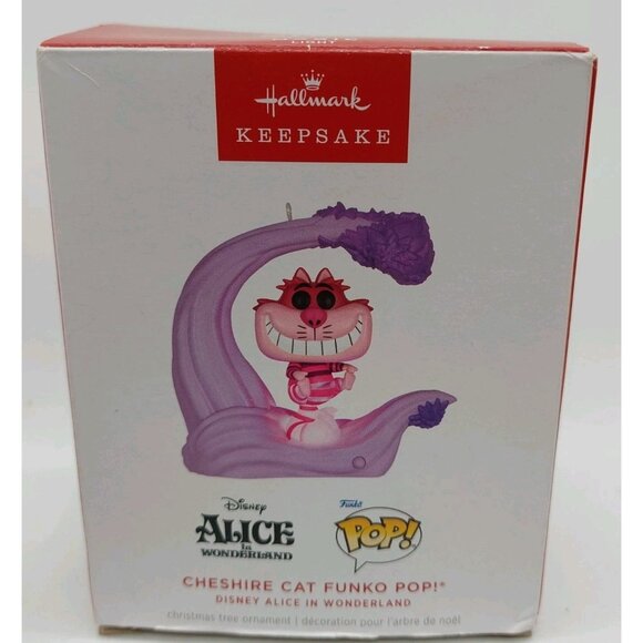 Hallmark Alice in Wonderland Cheshire Cat Funko Pop Ornament  2004 Light Up - Picture 1 of 10